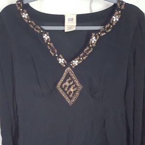 Black Faded Glory Women's top